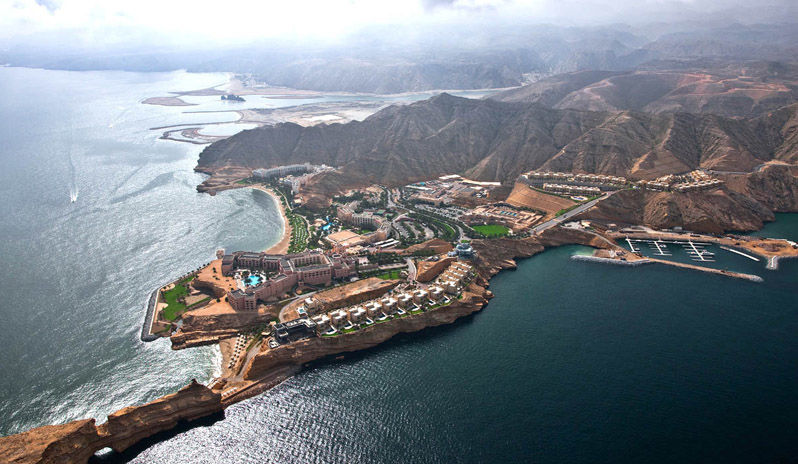Shangri La Resort And Spa Oman Top View